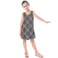 Sketchy Skulls Pattern Kids  Sleeveless Dress