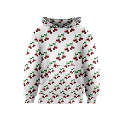 Cherries Pattern Kids  Pullover Hoodie by bloomingvinedesign