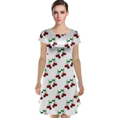 Cherries Pattern Cap Sleeve Nightdress