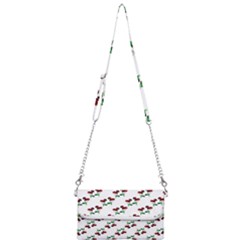 Cherries Pattern Mini Crossbody Handbag by bloomingvinedesign