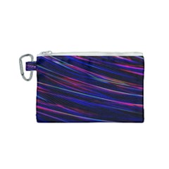 Nightlife Neon Techno Black Lamp Motion Green Street Dark Blurred Move Abstract Velocity Evening Tim Canvas Cosmetic Bag (small) by Vaneshart