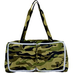 Fabric Army Camo Pattern Multi Function Bag by Vaneshart