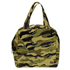 Fabric Army Camo Pattern Boxy Hand Bag by Vaneshart