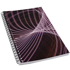 Light Sunlight Spiral Flower Line Color Electricity Circle Lightpaint Symmetry Shape  Macro   5 5  X 8 5  Notebook by Vaneshart