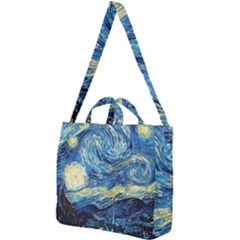 Starry Night Square Shoulder Tote Bag by Vaneshart