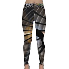 Music Treble Clef Minimal Classic Yoga Leggings