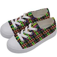 Abstract 8 Kids  Low Top Canvas Sneakers