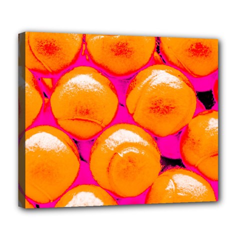 Pop Art Tennis Balls Deluxe Canvas 24  X 20  (stretched) by essentialimage