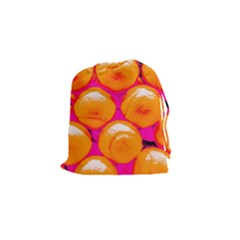 Pop Art Tennis Balls Drawstring Pouch (small) by essentialimage