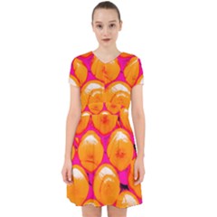 Pop Art Tennis Balls Adorable In Chiffon Dress by essentialimage