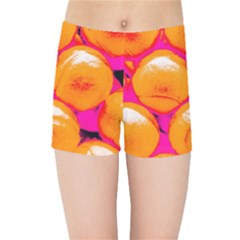 Pop Art Tennis Balls Kids  Sports Shorts by essentialimage