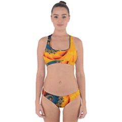 Art Artwork Fractal Digital Art Cross Back Hipster Bikini Set