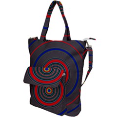 Art Design Fractal Circle Shoulder Tote Bag by Wegoenart