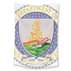 Seal Of United States Department Of Agriculture Large Tapestry by abbeyz71