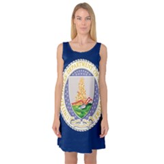 Flag Of United States Department Of Agriculture Sleeveless Satin Nightdress by abbeyz71