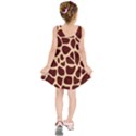 Animal Print giraffe Patterns Kids  Sleeveless Dress View2
