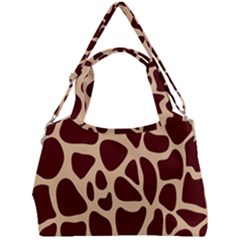 Animal Print Giraffe Patterns Double Compartment Shoulder Bag by Vaneshart