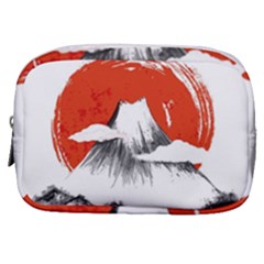 Mount Fuji Mountain Ink Wash Painting Make Up Pouch (Small)