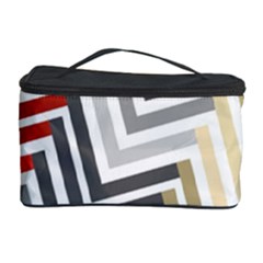 Abstract Colorful Geometric Pattern Cosmetic Storage by Vaneshart