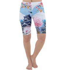 Japan National Cherry Blossom Festival Japanese Cropped Leggings 