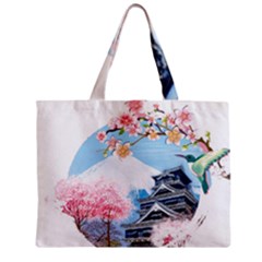 Japan National Cherry Blossom Festival Japanese Zipper Mini Tote Bag