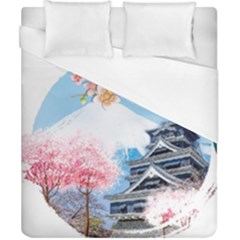 Japan National Cherry Blossom Festival Japanese Duvet Cover (California King Size)