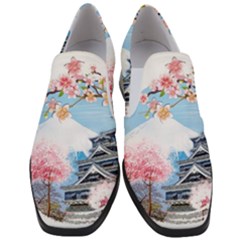 Japan National Cherry Blossom Festival Japanese Women Slip On Heel Loafers