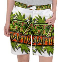 Cannabis Hemp Hashish Illegal Drug Trade Rasta Pocket Shorts by Vaneshart