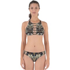 Roots Abstract Sectors Layers Colors Perfectly Cut Out Bikini Set