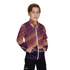 Lines Stripes Background Abstract Kids  Windbreaker