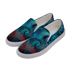 Abstract Patterns Spiral Women s Canvas Slip Ons by Vaneshart