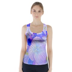 Flowers Abstract Colorful Art Racer Back Sports Top by Vaneshart