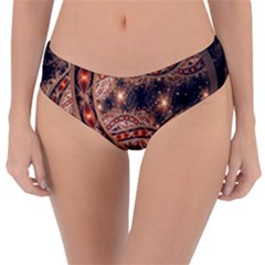 Fractal Patterns Abstract Dark Reversible Classic Bikini Bottoms by Vaneshart