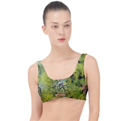 Abstract Spots Lines Green The Little Details Bikini Top by Vaneshart