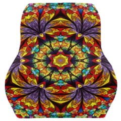 Geometric Pattern Kaleidoscope Art Mirror Image Mosaic Car Seat Back Cushion  by Vaneshart