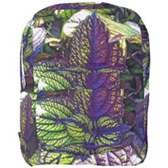 Dark Coleus Full Print Backpack by Riverwoman