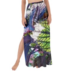 Dark Coleus Maxi Chiffon Tie-up Sarong by Riverwoman