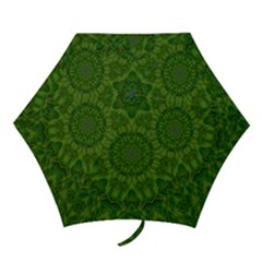 Fauna Nature Ornate Leaf Mini Folding Umbrellas by pepitasart