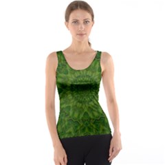 Fauna Nature Ornate Leaf Tank Top by pepitasart