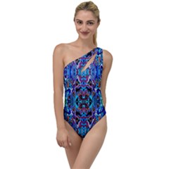 Abstract 12 To One Side Swimsuit