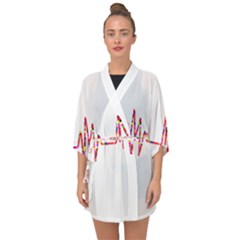 Electra Half Sleeve Chiffon Kimono