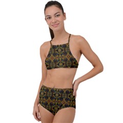 Abstract 14 High Waist Tankini Set by ArtworkByPatrick