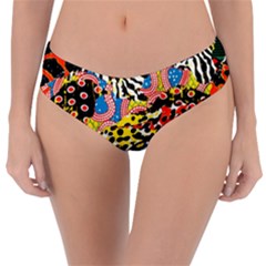 Ethnic Patchwork Reversible Classic Bikini Bottoms