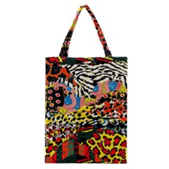 Ethnic Patchwork Classic Tote Bag by AyokaDesigns