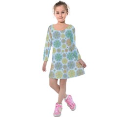 Zappwaits Juli Kids  Long Sleeve Velvet Dress by zappwaits