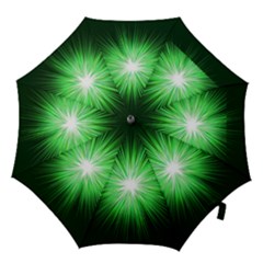Green Blast Background Hook Handle Umbrellas (large) by Mariart