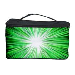 Green Blast Background Cosmetic Storage