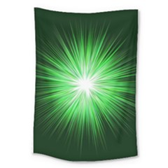 Green Blast Background Large Tapestry by Mariart
