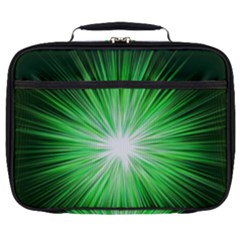 Green Blast Background Full Print Lunch Bag by Mariart