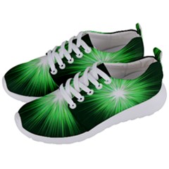 Green Blast Background Men s Lightweight Sports Shoes